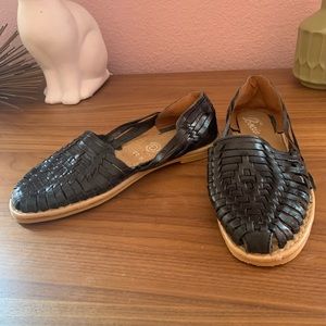 Cute woven Oaxacan flats